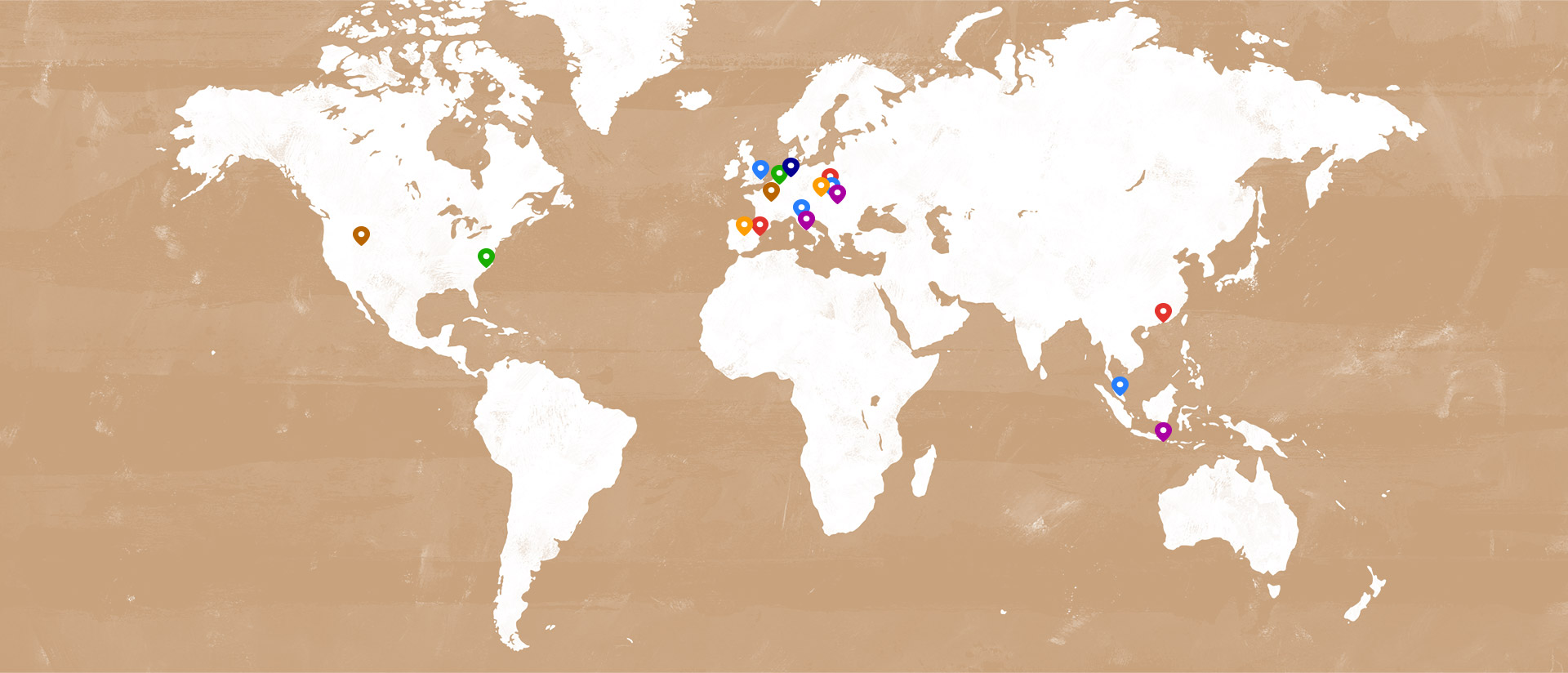 Vasco in the world map